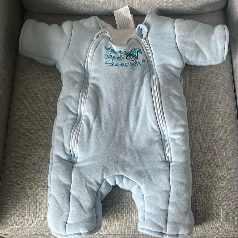 Large magic Merlin blue sleep suit excellent condition